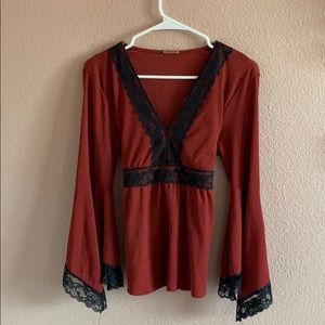 vintage y2k vampire top
